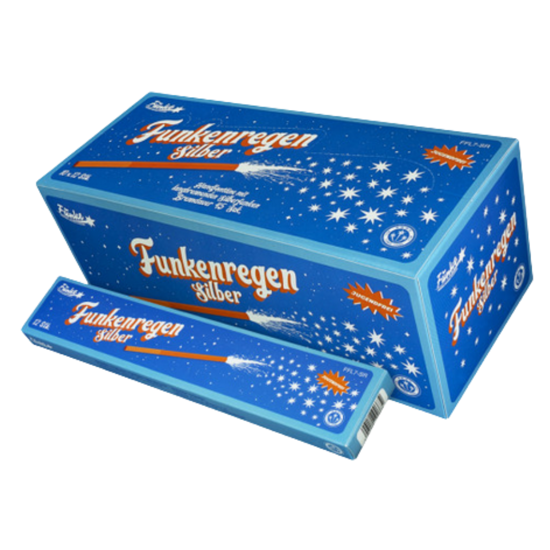 Funkenregen Silber