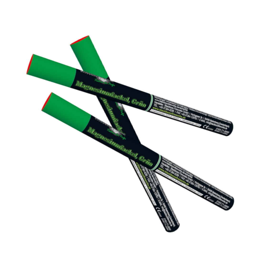 Magnesiumfackel grün (einzeln)