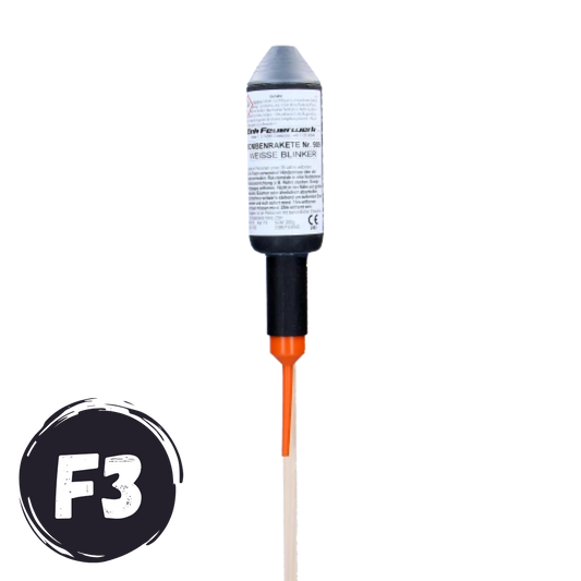 Bombenrakete 909 Weiße Blinker (F3)