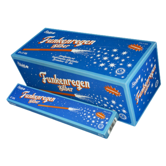 Funkenregen Silber