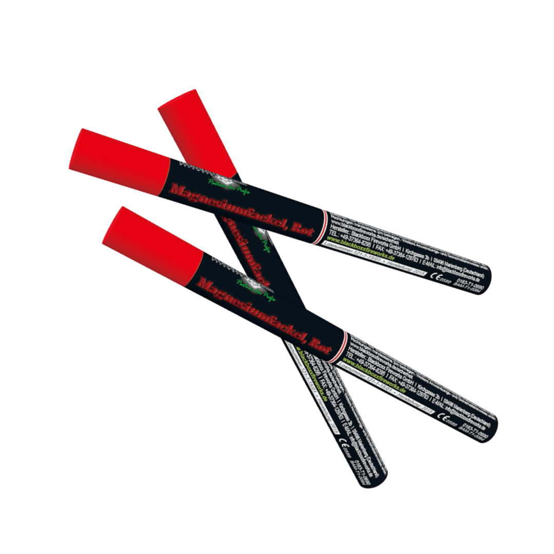 Magnesiumfackel rot (einzeln)